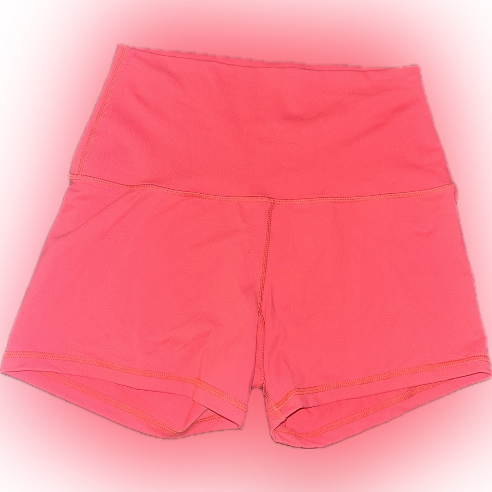 Pink High-Waisted Booty Shorts
